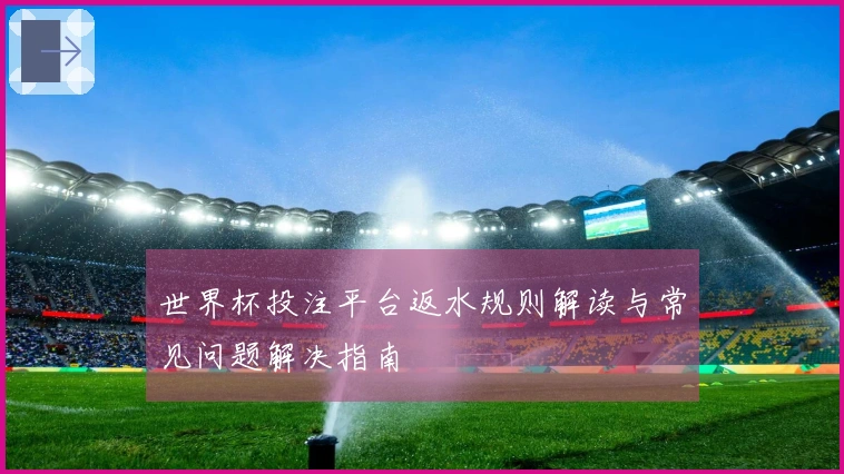 世界杯投注平台返水规则解读与常见问题解决指南
